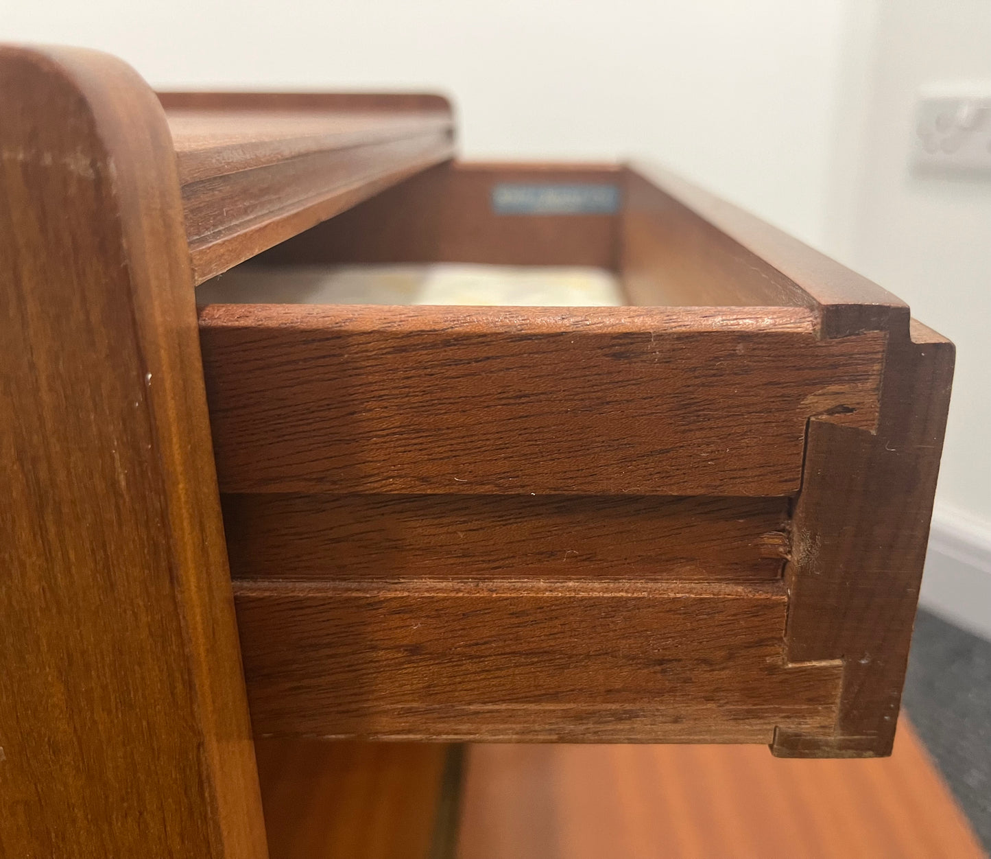 Bedside Cabinets, pair, White and Newton, Mid Century, rare