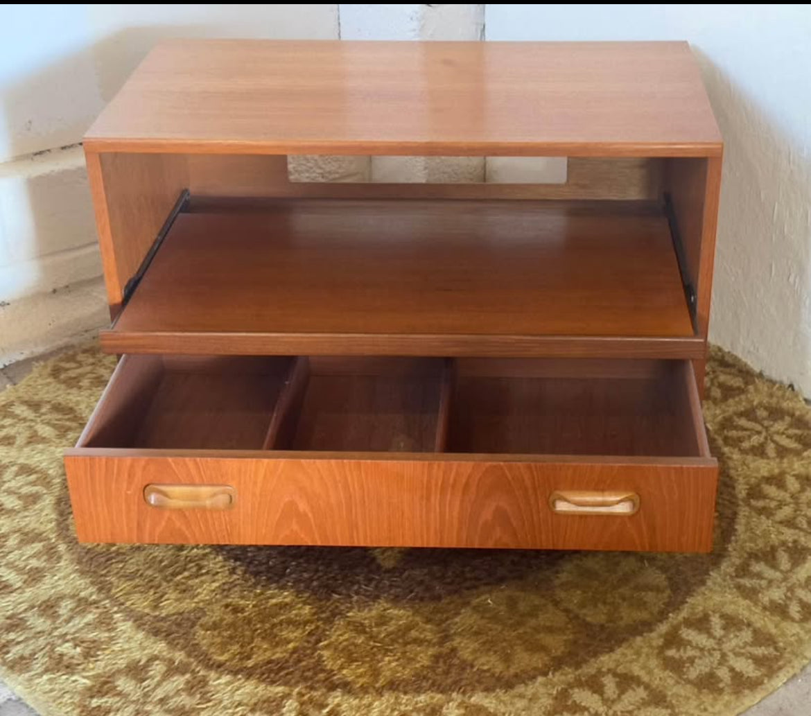 G Plan media unit. Mid century, vintage, retro