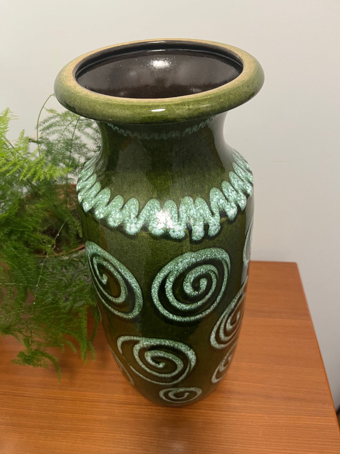 West German Vase pair. Scheurich Keramik. Mid century, vintage, retro