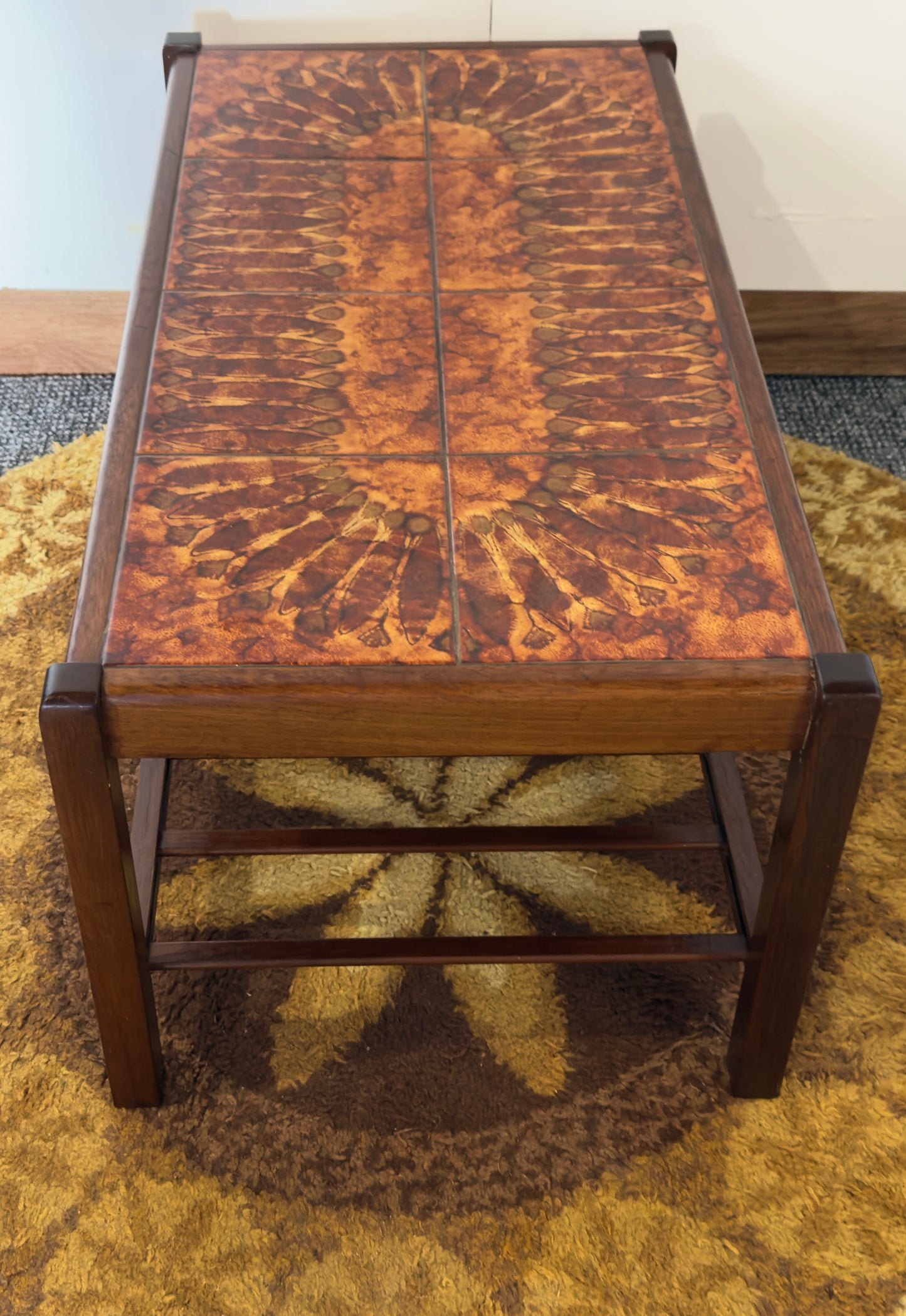 Funky tiled table, 1970’s, mid century,