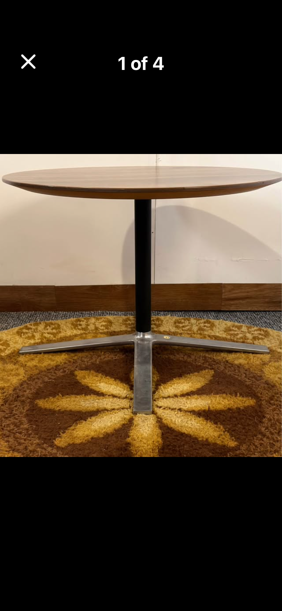 Pedestal table by Orangebox