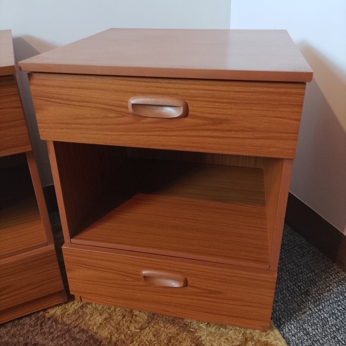 Pair of bedside cabinets by Schreiber