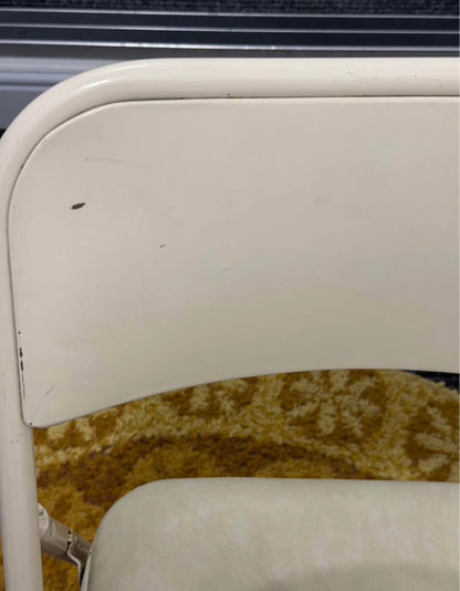 3 vintage Samsonite  folding chairs ….perfect for extra chairs for Xmas! Mp