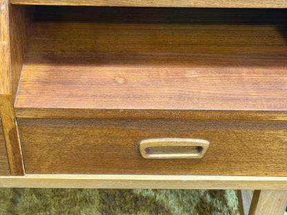 Telephone Bench by Chippy Heath with newly upholstered cushion.