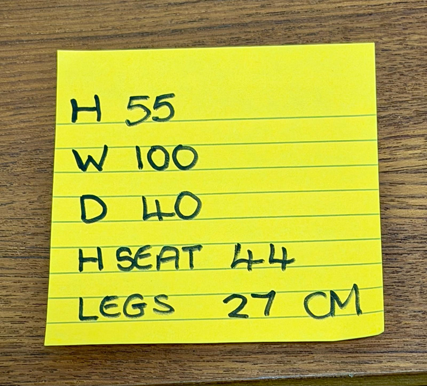 Telephone Bench by Chippy Heath with newly upholstered cushion.