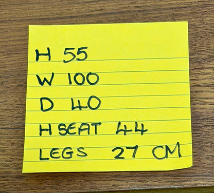 Telephone Bench by Chippy Heath with newly upholstered cushion.