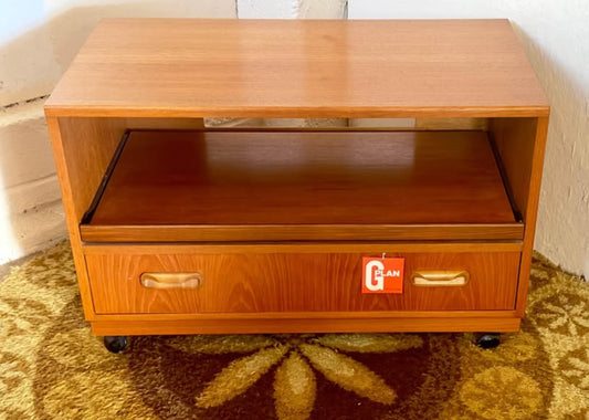 G Plan media unit. Mid century, vintage, retro