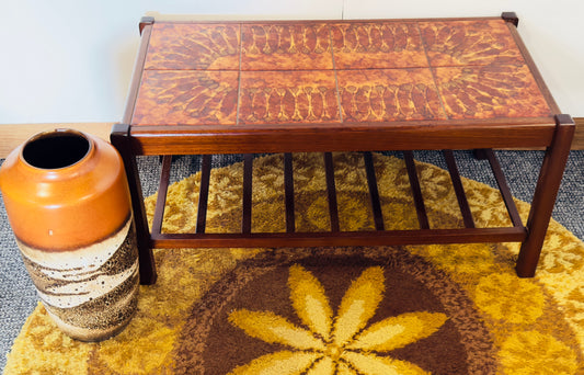 Funky tiled table, 1970’s, mid century,