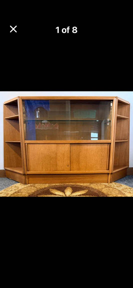 G plan Brandon bookcase set