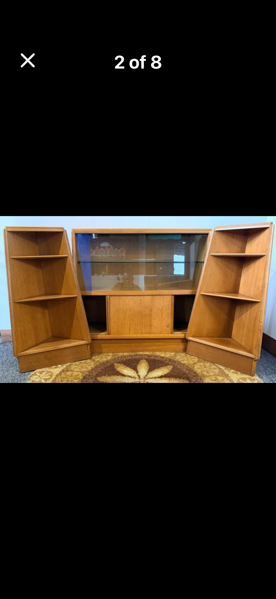 G plan Brandon bookcase set