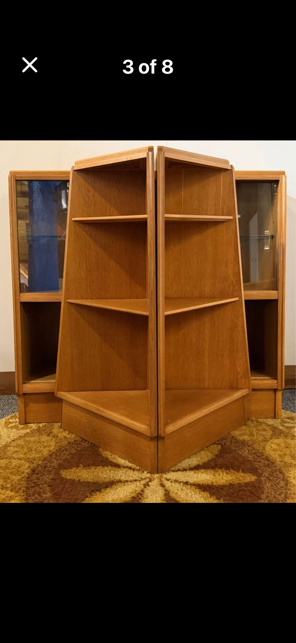 G plan Brandon bookcase set