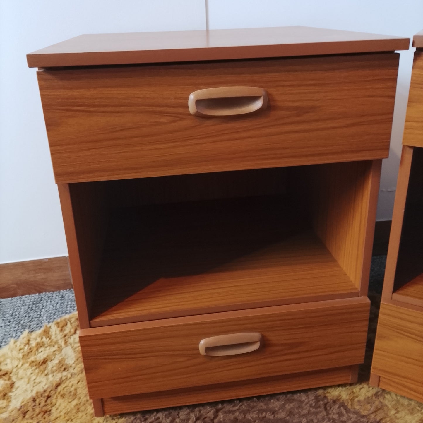 Pair of bedside cabinets by Schreiber
