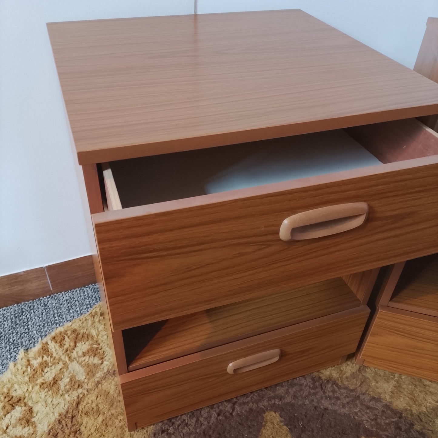 Pair of bedside cabinets by Schreiber